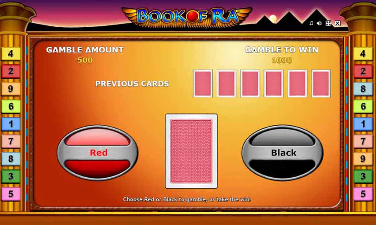 Бонусная игра Book of Ra